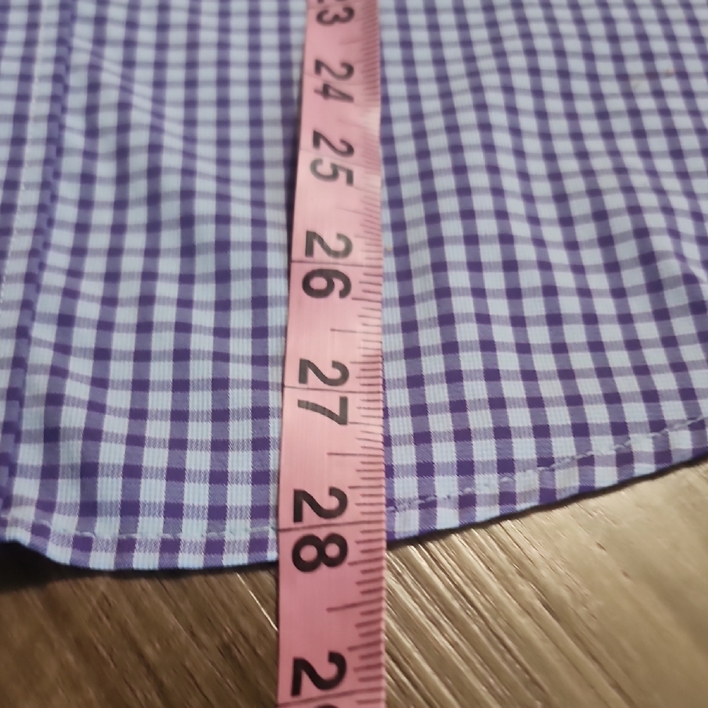 UNTUCKit Boundriotte Slim Fit Purple Checkered Button Down Shirt - Picture 7 of 13